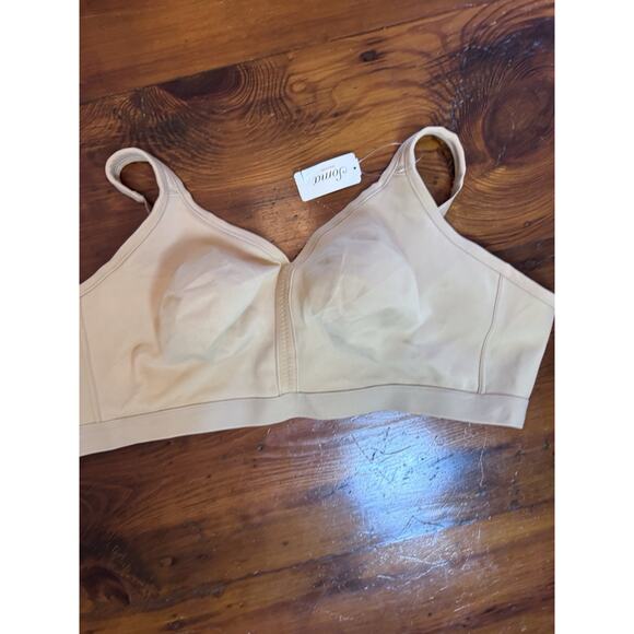 Soma EMBRACEABLE Wireless Unlined Full Coverage Bra 44DDD Soft Tan NWT - Picture 5 of 12